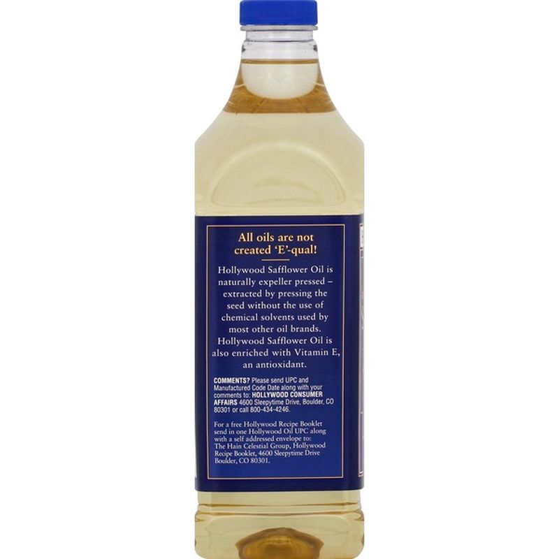 Hollywood Safflower Oil, Enriched Expeller Pressed (32 fl oz) from