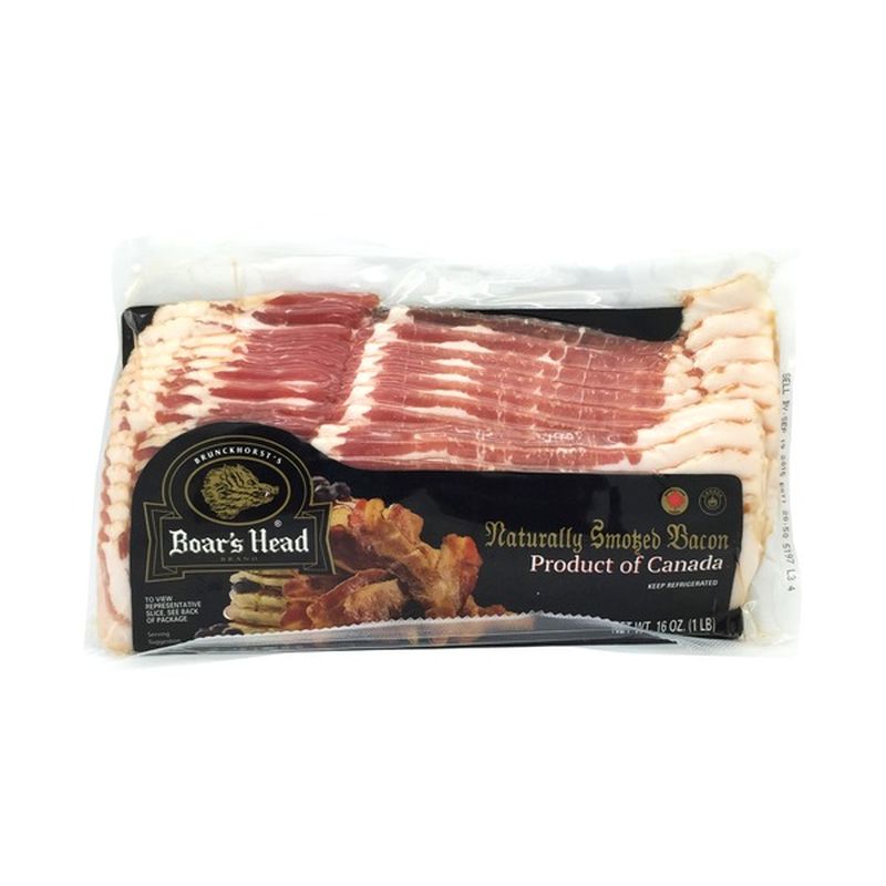 Boar's Head Canadian Style Bacon (1 Lb) - Instacart