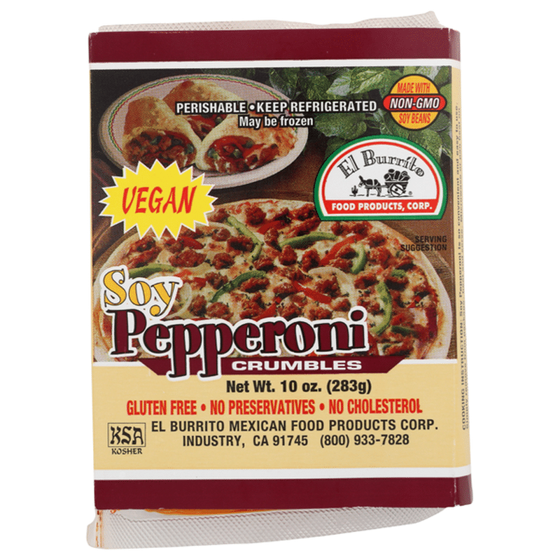 El Burrito Soy Pepperoni