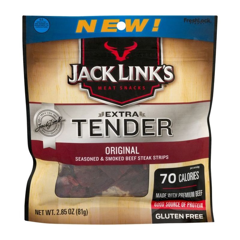 Jack Link's Extra Tender Seasoned & Smoked Beef Jerky Strips Original (2.85 oz) from WinnDixie