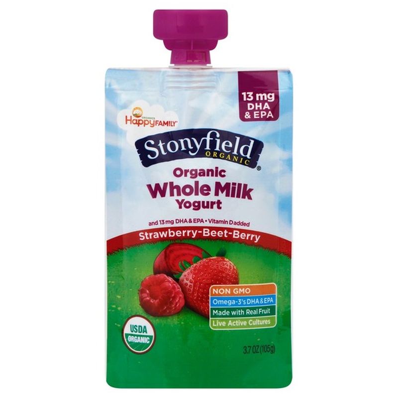 Stonyfield® Organic Whole Milk Strawberry Beet Berry Yogurt 35 Oz From Key Food Instacart 8733