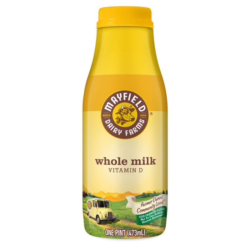 Mayfield Dairy Farms Whole Milk with Vitamin D (1 pt) - Instacart