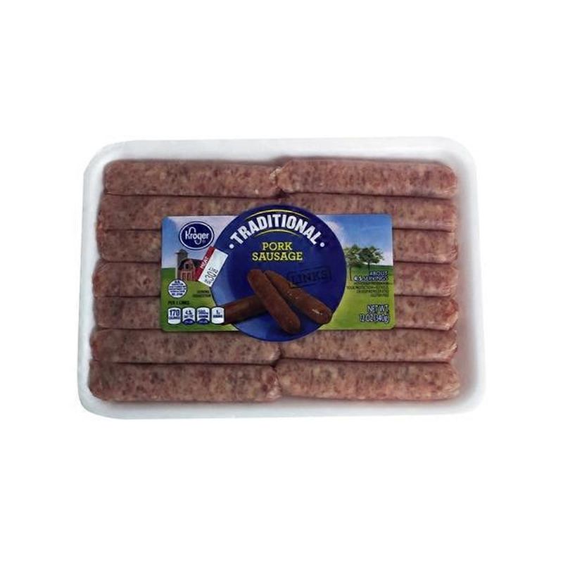 Kroger Traditional Breakfast Sausage (12 oz) Instacart