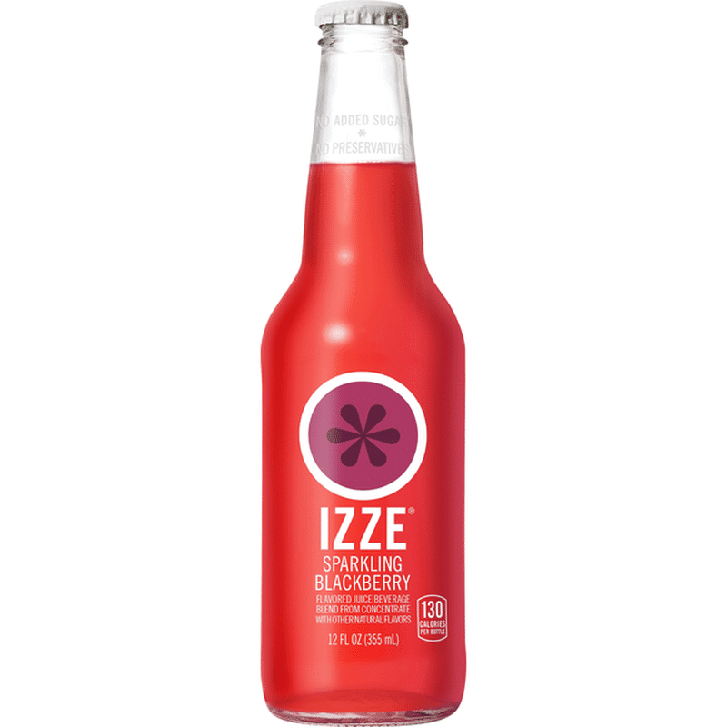 Izze Sparkling Juice Blackberry (12 fl oz) from Rainbow Grocery - Instacart