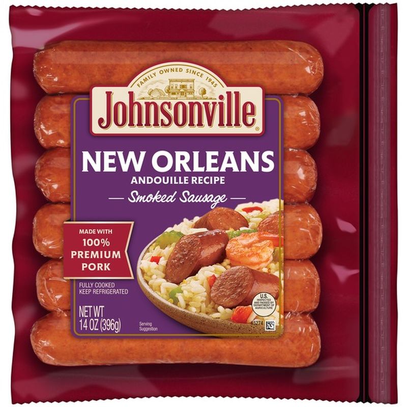 Johnsonville Sausage Andouille Recipe Smoked Sausage New Orleans Brand ...