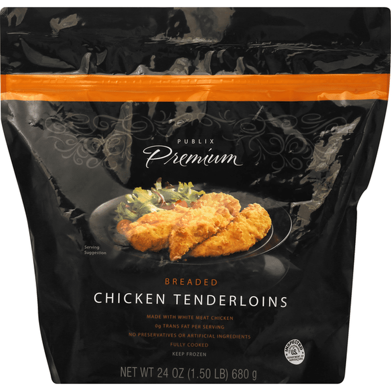 Publix Premium Chicken Tenderloins, Breaded (24 oz) Instacart