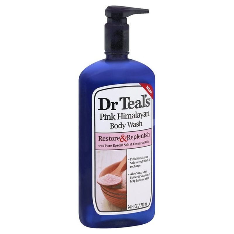 Dr. Teal's Body Wash, Restore & Replenish, Pink Himalayan (24 oz