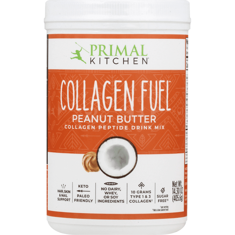 Primal Kitchen Peanut Butter Collagen Fuel 14 3 Oz Instacart