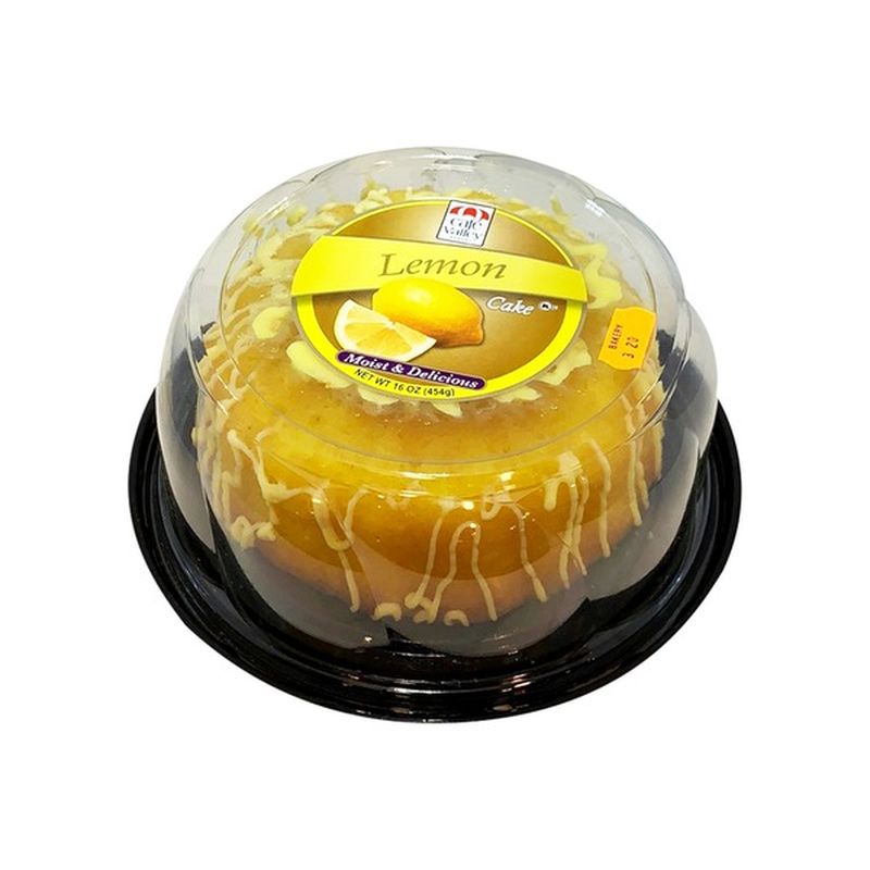 Cafe Valley Bakery Cake, Lemon (16 oz) - Instacart