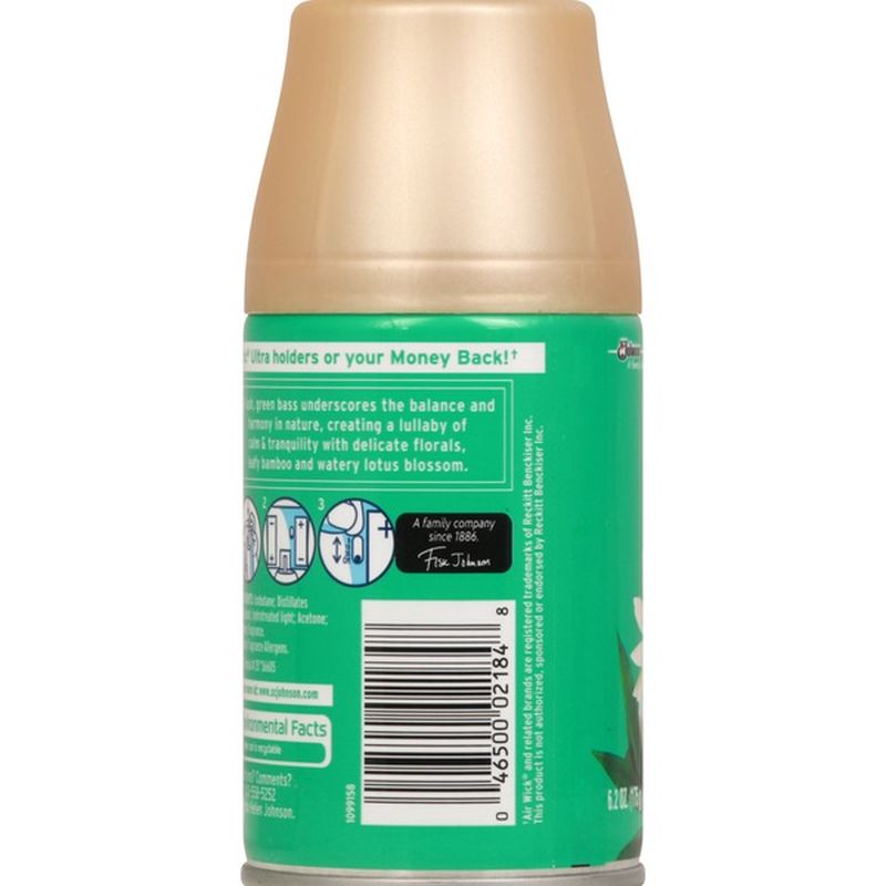Glade Spray Refill, Automatic, Bamboo Bliss Song (6.2 oz) Instacart