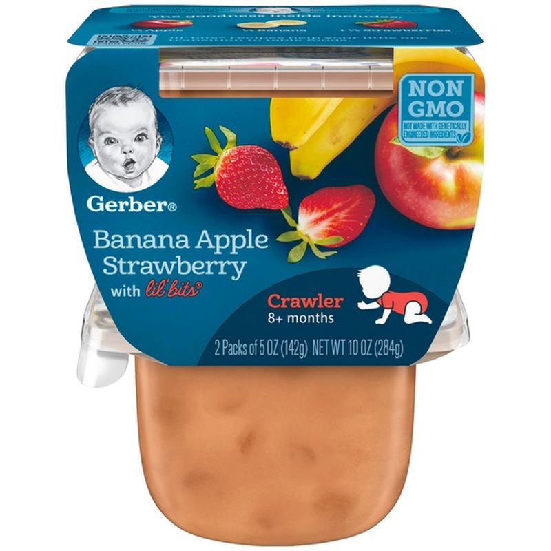 gerber apple strawberry banana