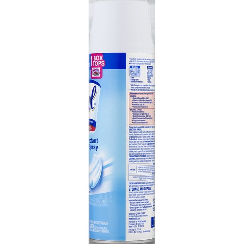 Lysol Disinfectant Spray Crisp Linen 19 Oz Instacart 3860