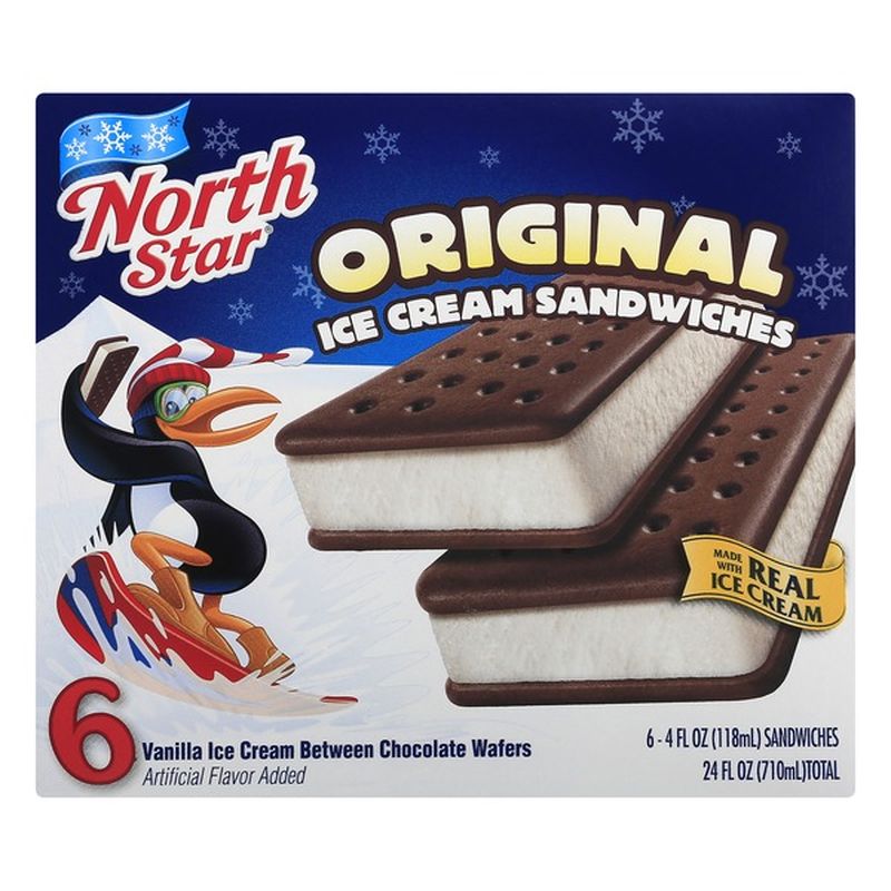 Northstar Ice Cream Sandwiches, Original, Box (4 fl oz) from JewelOsco