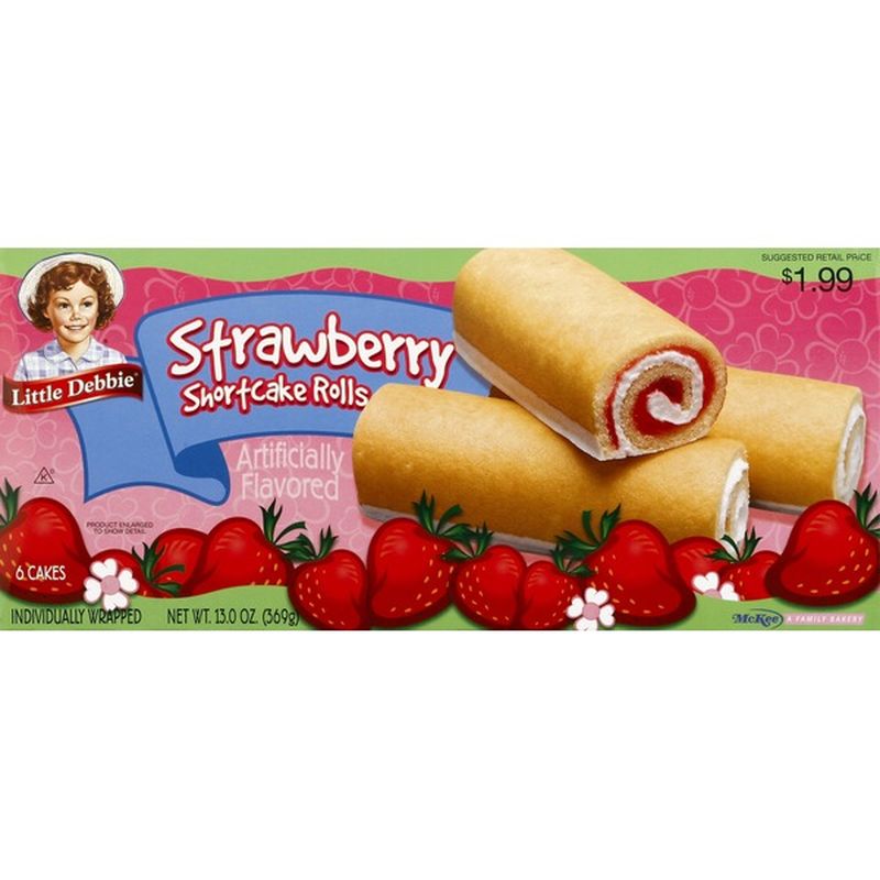 Little Debbie Strawberry Shortcake Rolls (6 ct) from Food4Less Instacart