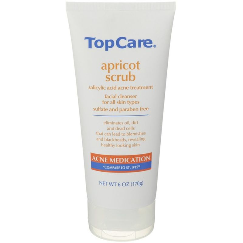 TopCare Acne Treatment Salicylic Acid Apricot Scrub (6 oz) Instacart