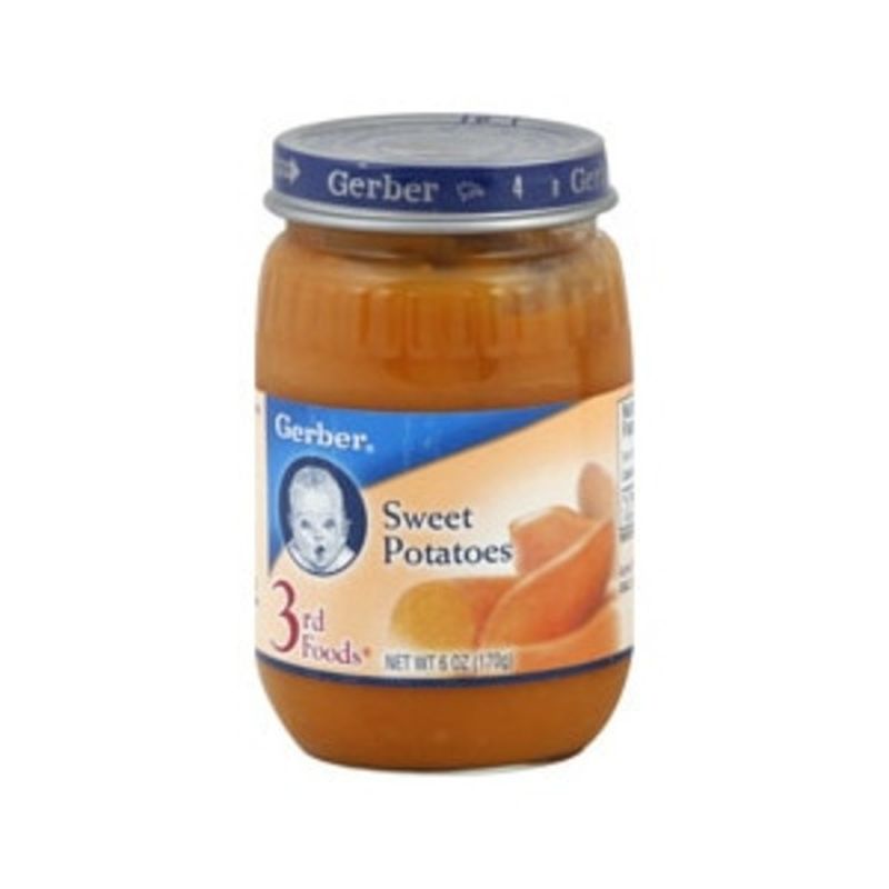 gerber peach cobbler baby food