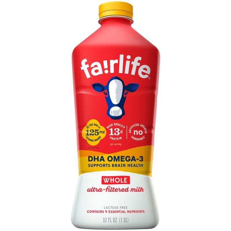 Fairlife Whole Ultra-Filtered Milk (52 oz) from Stop & Shop - Instacart