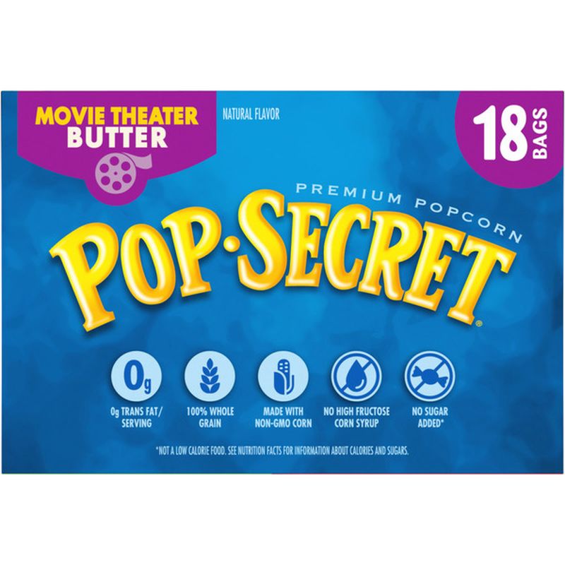 Pop Secret Movie Theater Butter Microwave Popcorn (3 oz) Instacart