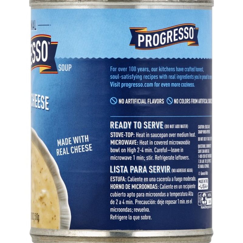 Progresso Soup, Broccoli Cheese (18 oz) from Publix Instacart