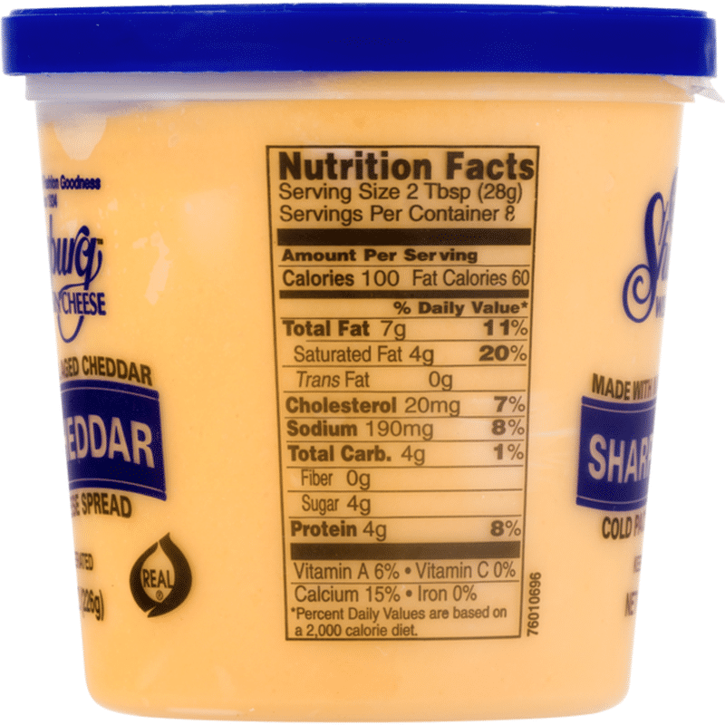 Shullsburg Wisconsin Cheese Cold Pack Cheese Spread Sharp Cheddar (8 oz
