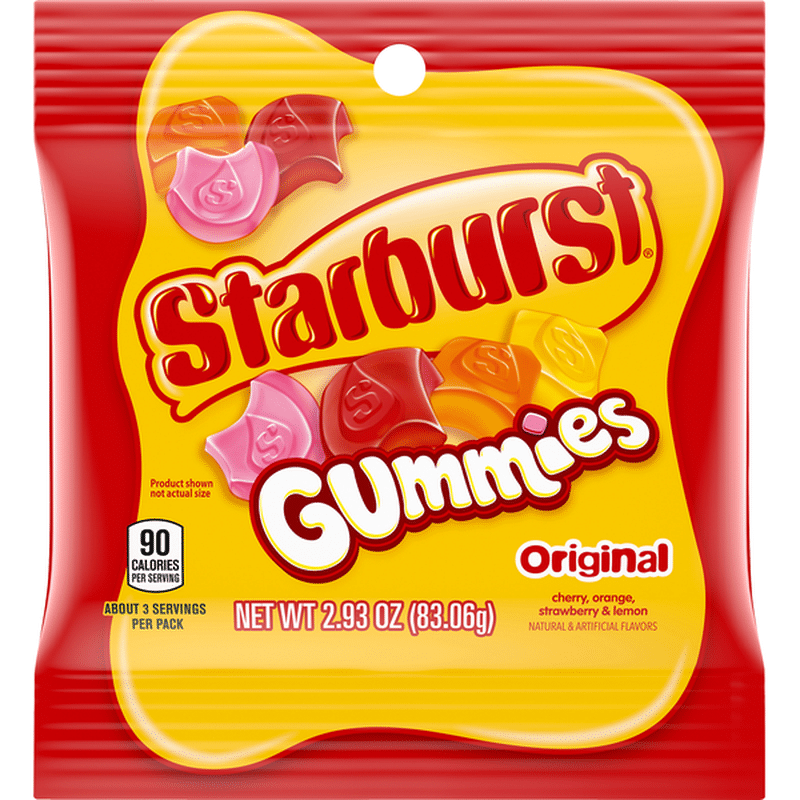 Starburst Original Gummy Candy 293 Oz Instacart