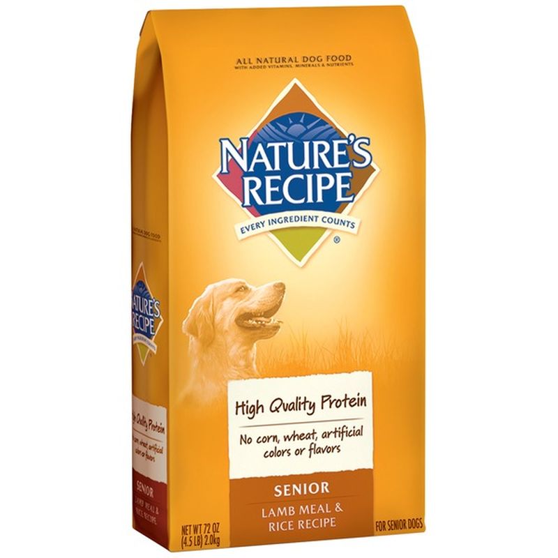 nature's recipe senior lamb and rice