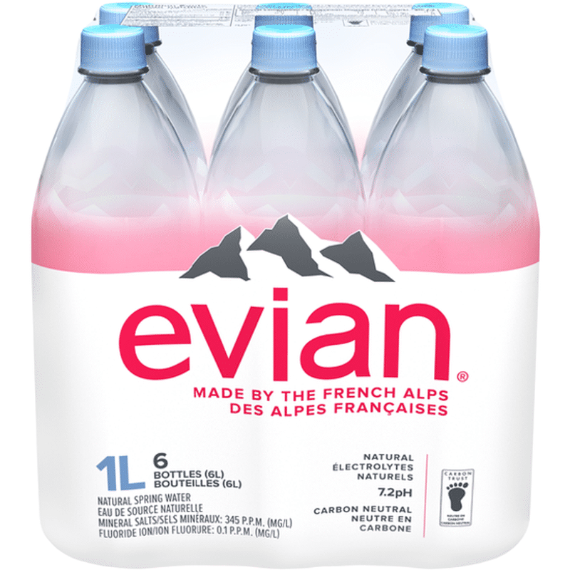 Evian Natural Water 6 Ct Instacart Evian Natural Water 6 Ct Instacart