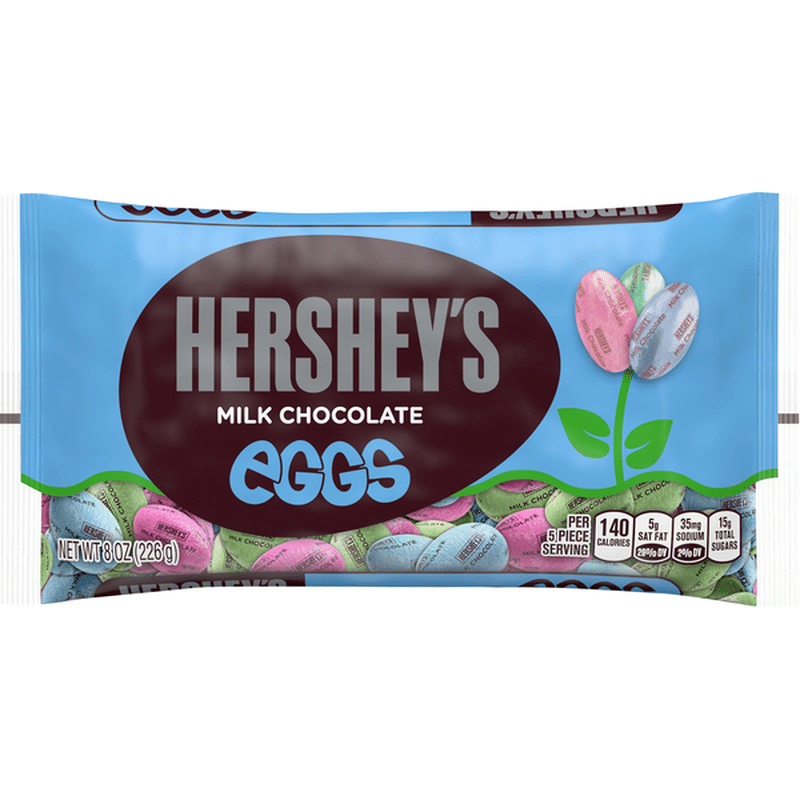 Hershey's Eggs, Milk Chocolate (8 oz) - Instacart