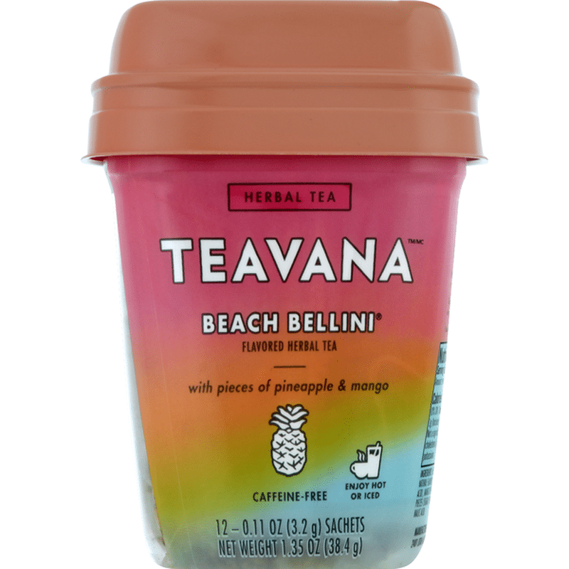 Starbucks Teavana Beach Bellini, Herbal Tea With Pieces of Pineapple