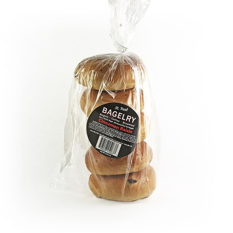 Saint Paul Bagelry Cinnamon Raisin