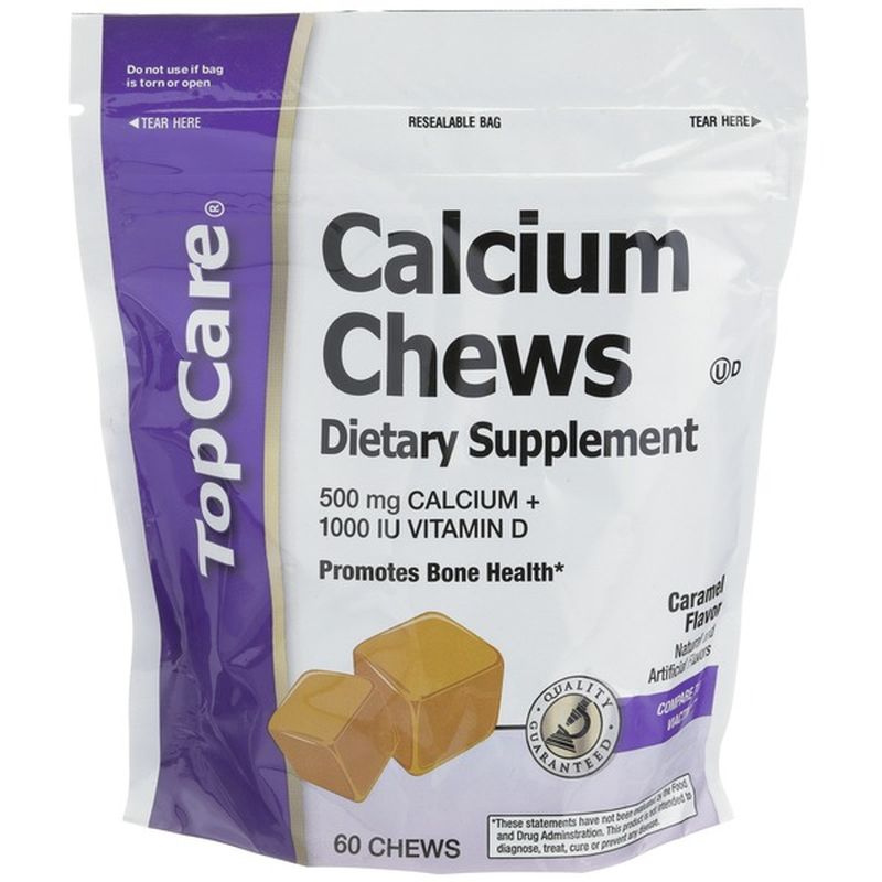 TopCare Calcium Chews Dietary Supplement (60 ct) Instacart