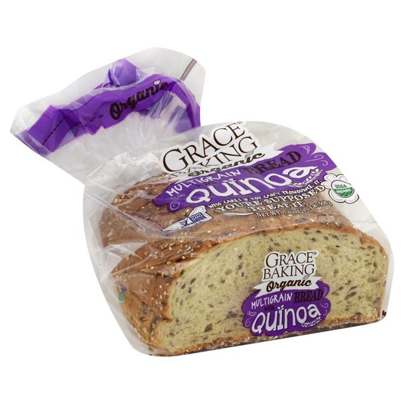 Grace Baking Bread, Organic, Multigrain with Quinoa (17.6 oz) Instacart