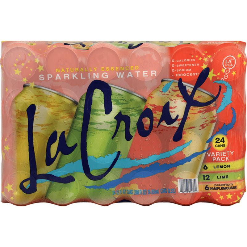 LaCroix Sparkling Water, Lemon, Lime, (Grapefruit) Pamplemousse