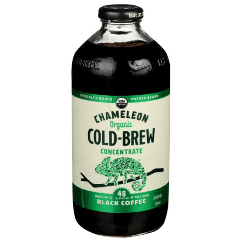 Chameleon Organic Cold Brew Concentrate Black Coffee 32 Fl Oz Instacart 