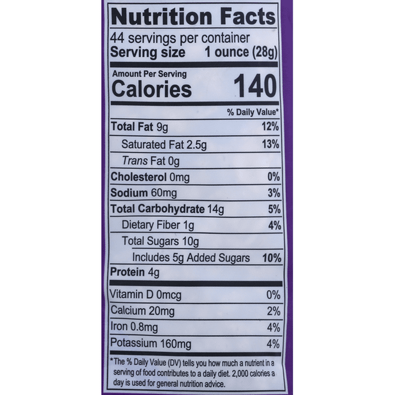 kar's all energy trail mix nutrition