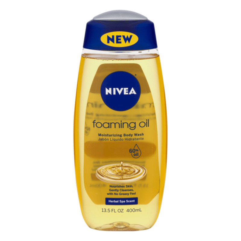 Nivea Moisturizing Body Wash Foaming Oil (13.5 fl oz) Instacart