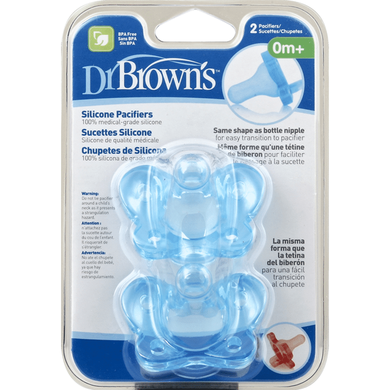Dr Brown S Pacifiers Silicone 2 Each Delivery Or Pickup Near Me Instacart