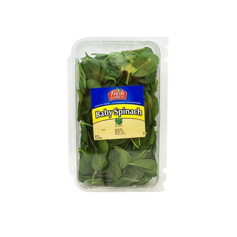 Fresh Express Salad, Baby Spinach (10 oz container) - Instacart