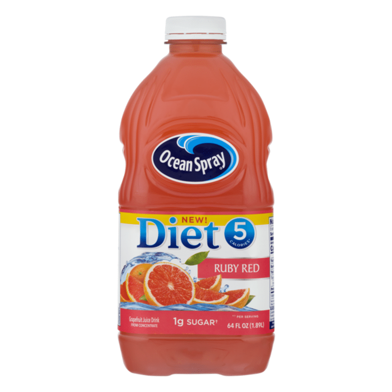 Ocean Spray Ruby Red Grapefruit Juice Drink (64 fl oz) Instacart