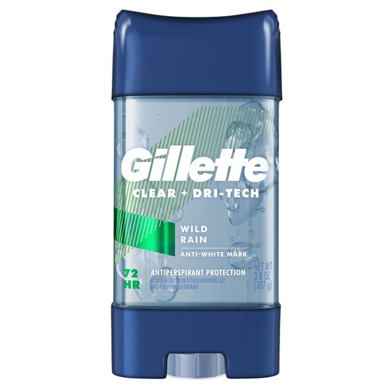 Gillette Antiperspirant Deodorant For Men, , Wild Rain (3.8 oz) Instacart