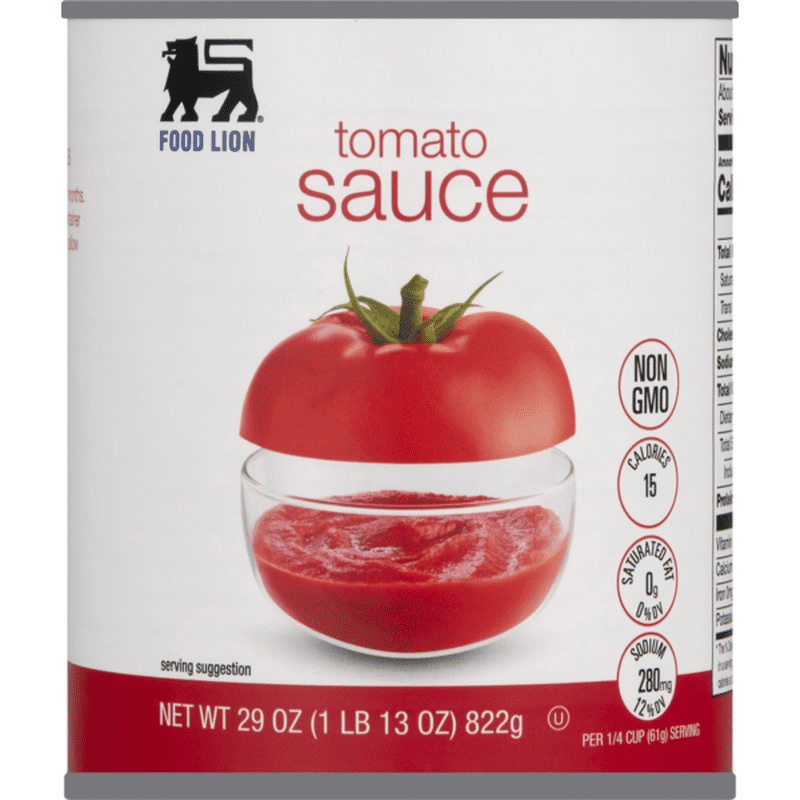 Food Lion Sauce, Tomato, Can (29 oz) Delivery or Pickup Near Me Instacart