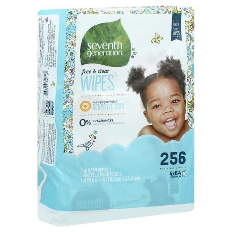seventh generation free and clear baby wipes