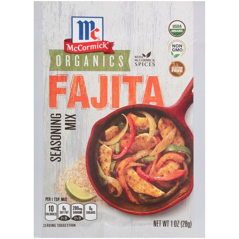 McCormick® Organic Fajita Seasoning Mix (1 oz) from Milam's Markets ...