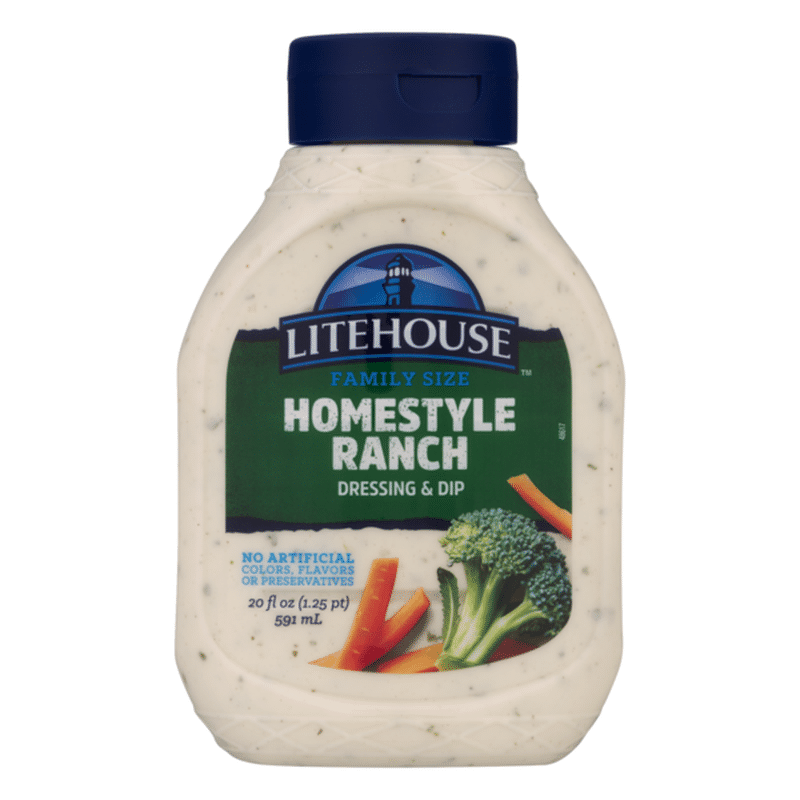 Litehouse Homestyle Ranch Dressing & Dip (20 oz) Instacart