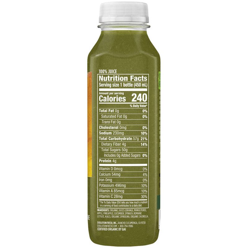 Evolution Fresh Organic Superfruit Greens Fruit & Vegetable Juice ...