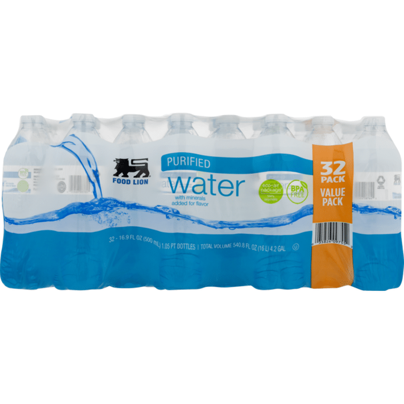 Food Lion Water, Purified, Value Pack, Multi Pack