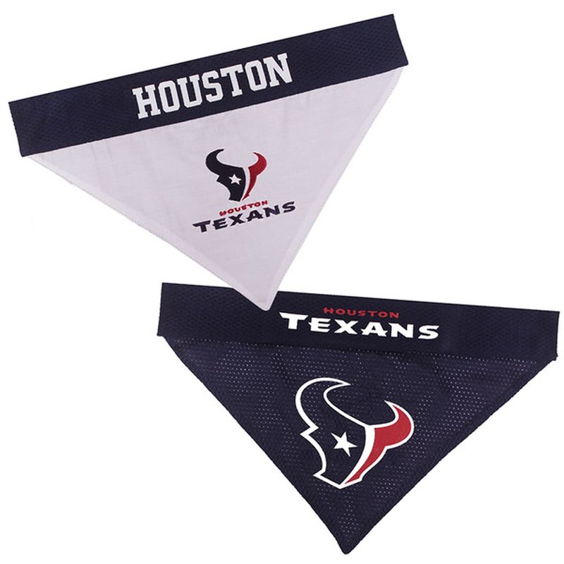 Large-Extra Large Houston Texans Reversible Pet Bandana