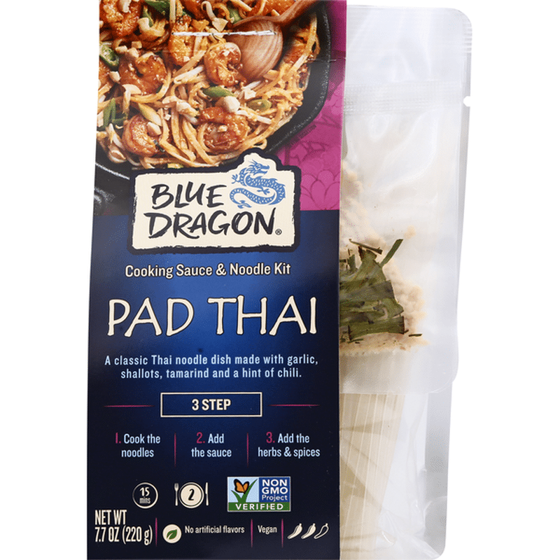 Blue Dragon Cooking Sauce & Noodle Kit, Pad Thai (7.7 oz) Instacart