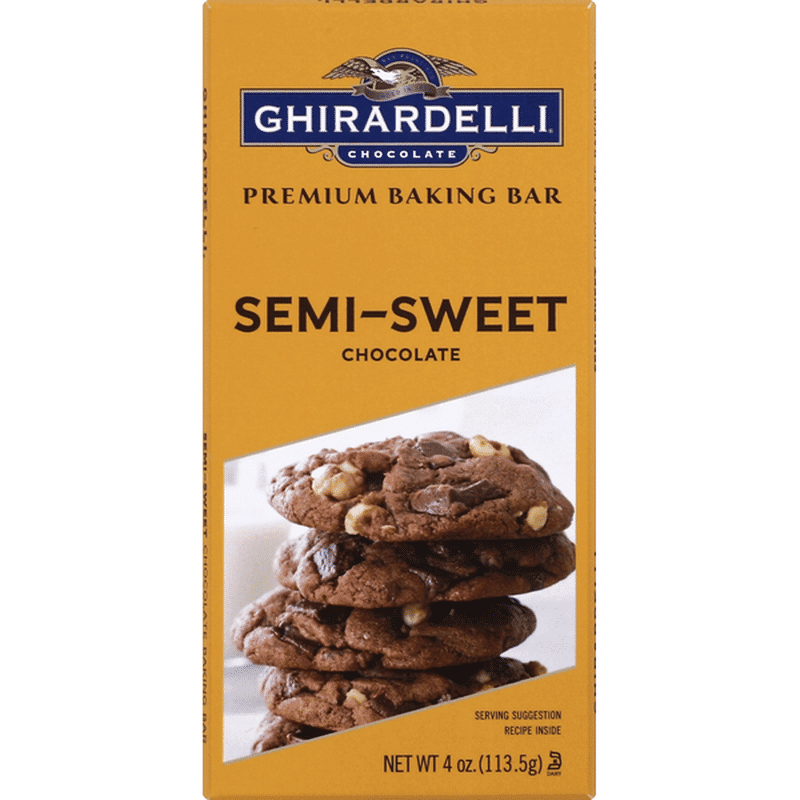 Ghirardelli Premium Baking Bar SemiSweet Chocolate (4 oz) Delivery or