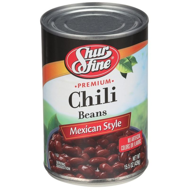 Shurfine Mexican Style Premium Chili Beans (15.5 oz) Instacart